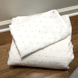 Restoration Hardware Teen Pin Dot Duvet Queen/Full